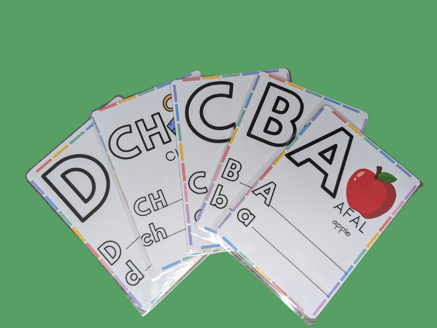 Welsh Alphabet flashcards